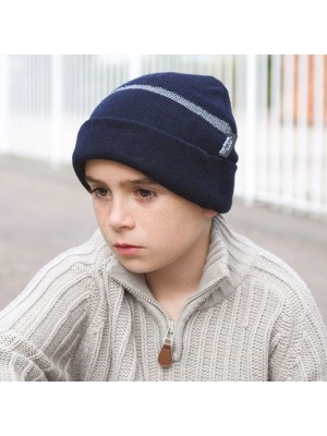 Plain Junior Woolly ski hat with Thinsulate™ insulation Result 340 GSM